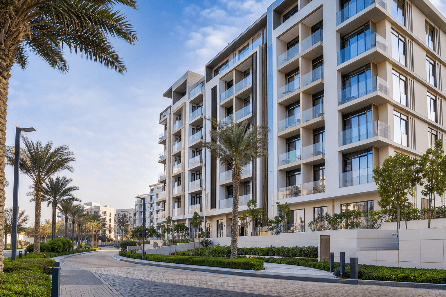 Modern residential community in Jumeirah Village Circle